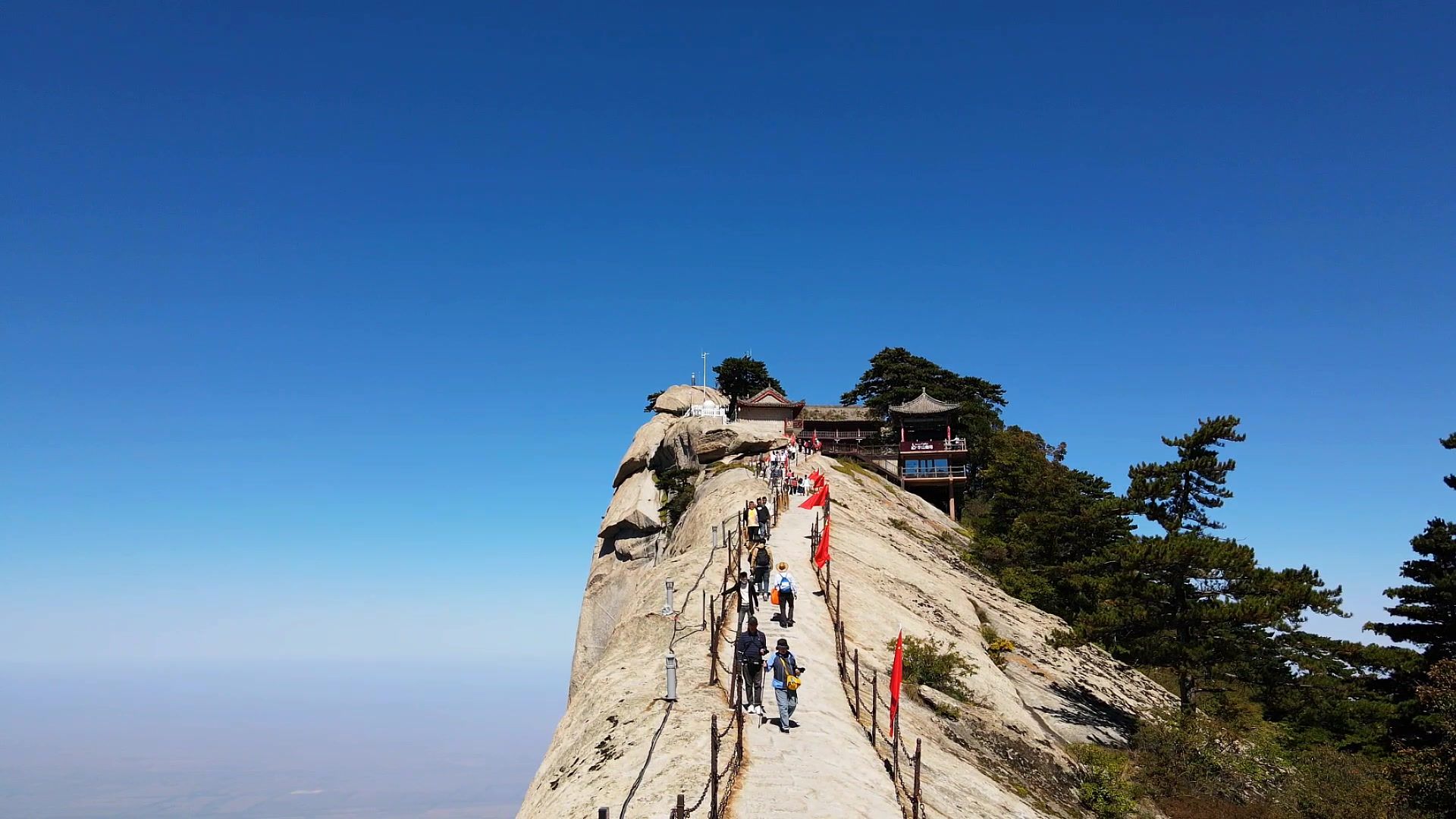 Mount Huashan's Cloud Terrace Peak